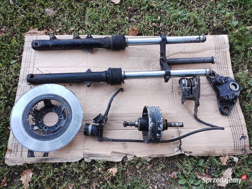 Przód Lagi Hamulec tarczowy zestaw MZ ETZ 150 250cm3 Motoryzacja Dębno