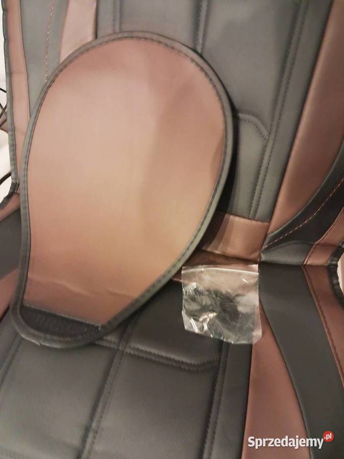 nowy skóropodobny pokrowiec na fotel samochodowy Sandomierz sprzedam