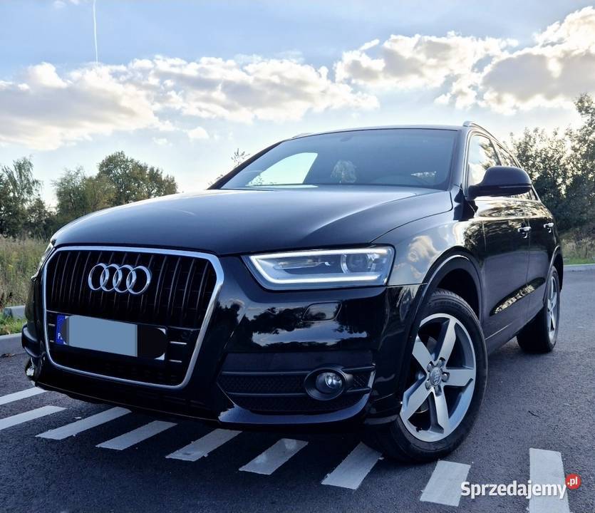 Audi Q3 20 220 automat tiptronic benzyna czarna Wrocław