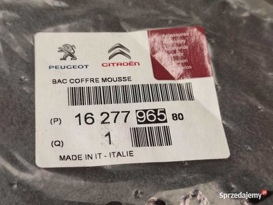 MATA BAGAŻNIKA WYKŁADZINA DS 7 20172022 Elementy wygłuszające