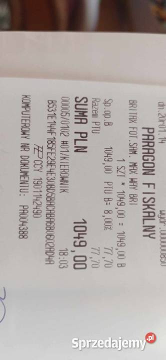 Fotelik Samochodowy Rzeszów