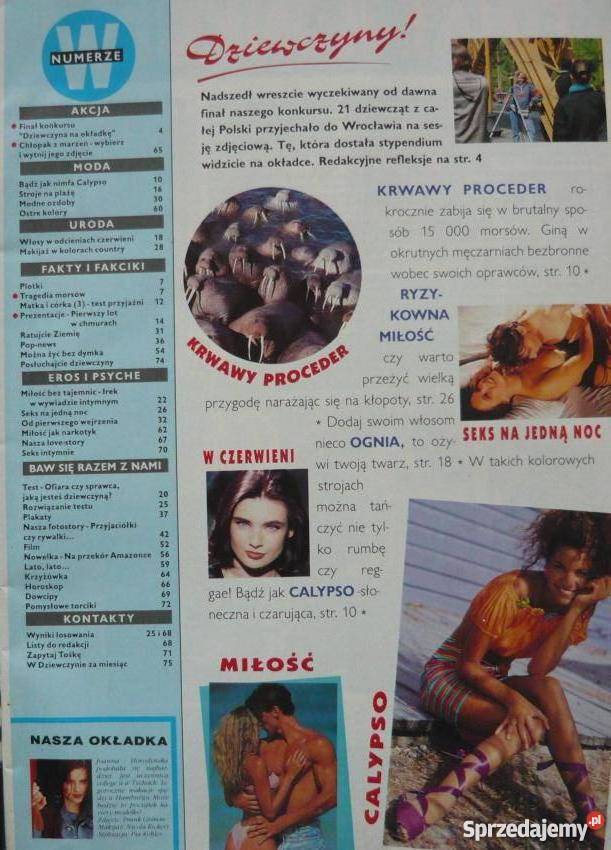 DZIEWCZYNA 7 LIPIEC 1992 PLAKAT SHANICE miesięcznik