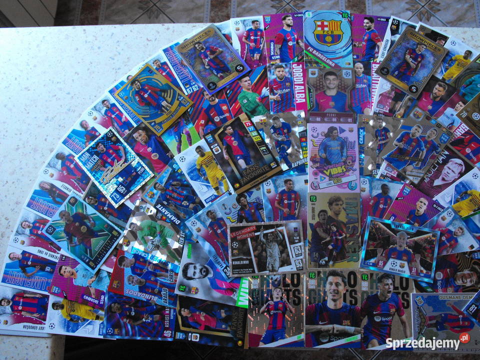 MEGA zestaw 90 kart FC Barcelona Karty nowe
