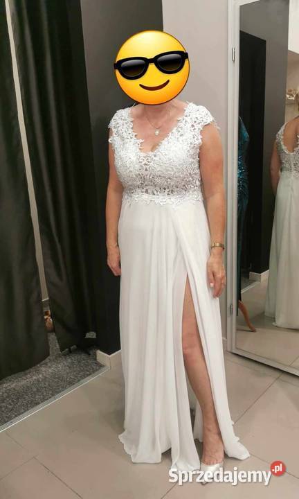 Sukienka ślubna rozmiar 3XL Klasyczna Odzież ślubna podlaskie Białystok