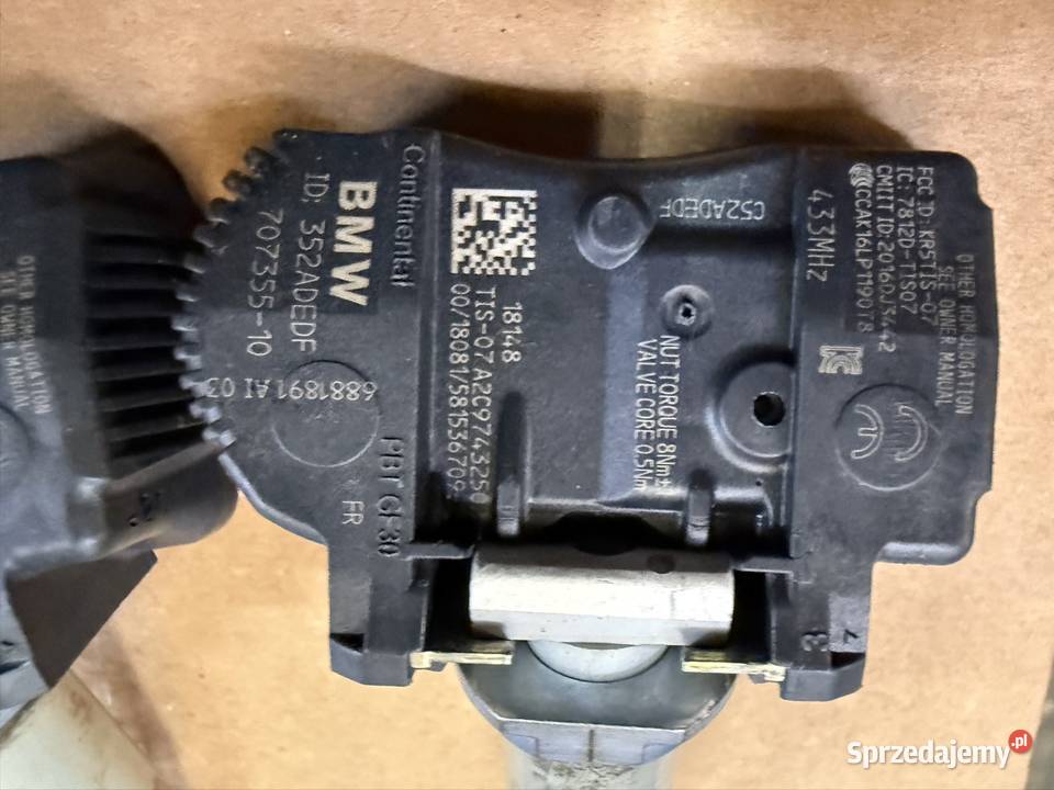 Czujnik Czujniki Ciśnienia TPMS Opon Kół BMW