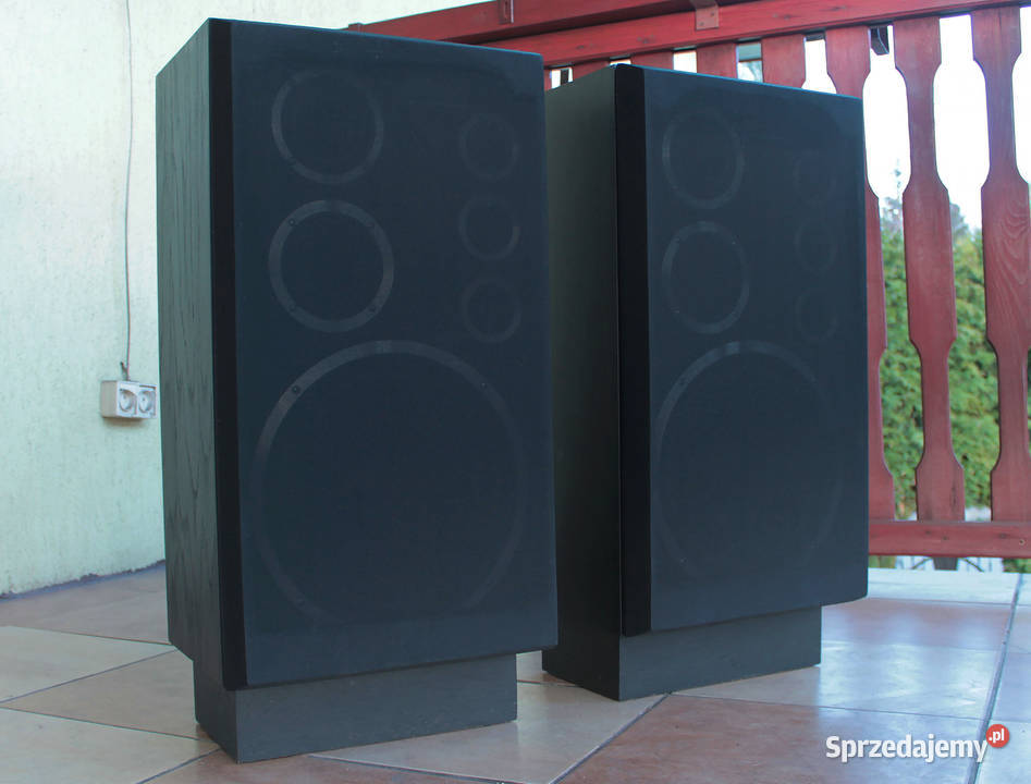 Kolumny Altus 75 klasyka czarny fornir stan