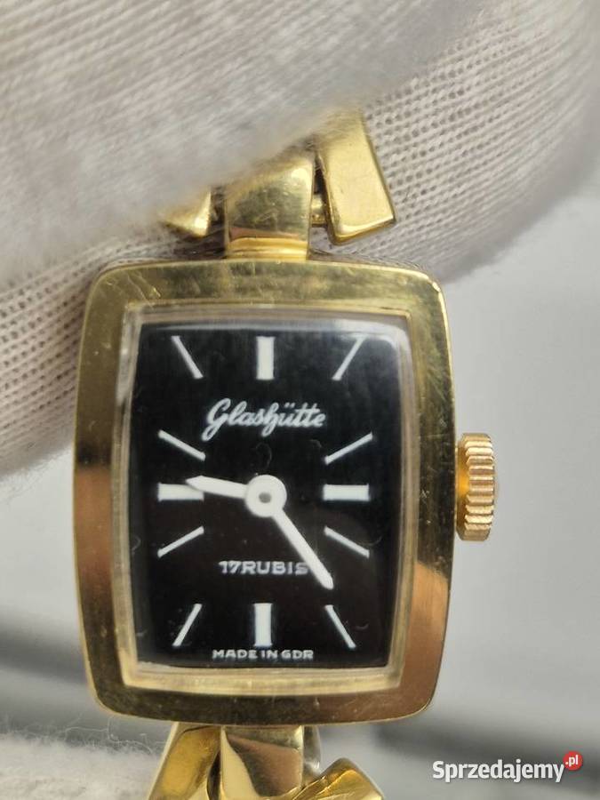 Damski zegarek vintage Glashutte DDR śląskie