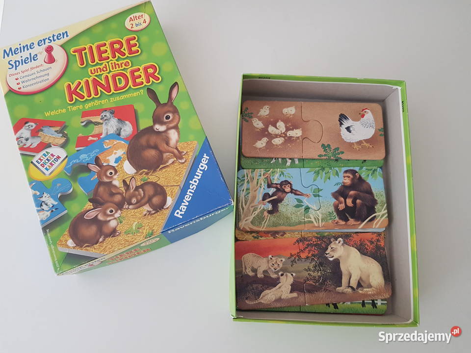 Ravensburger Puzzelki puzzle Zwierzątka mazowieckie Warszawa sprzedam