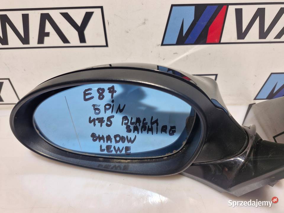 BMW 1 E87 LUSTERKO ZEWNĘTRZNE LEWE 5PIN EUROPA Lusterka zewnętrzne