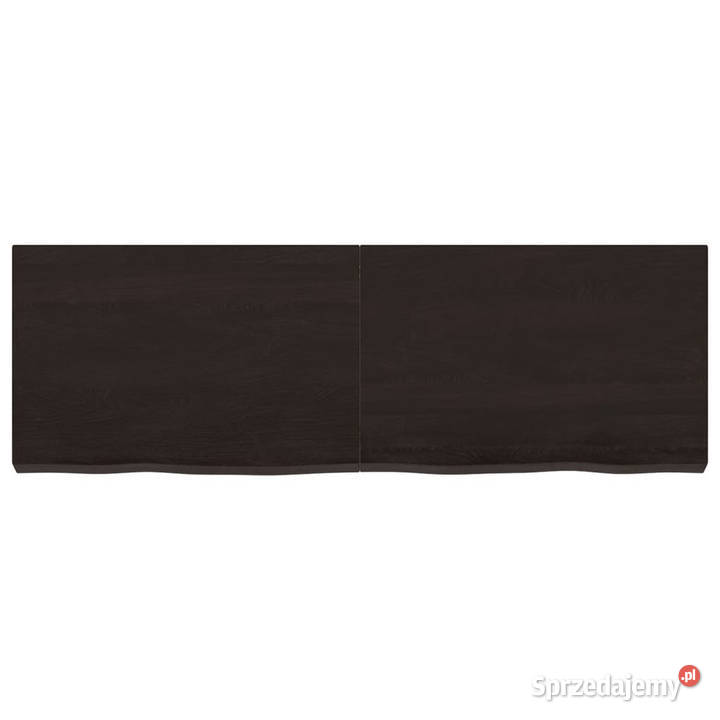 Półka ciemnobrązowa 120x40x26 wykończone drewno Warszawa