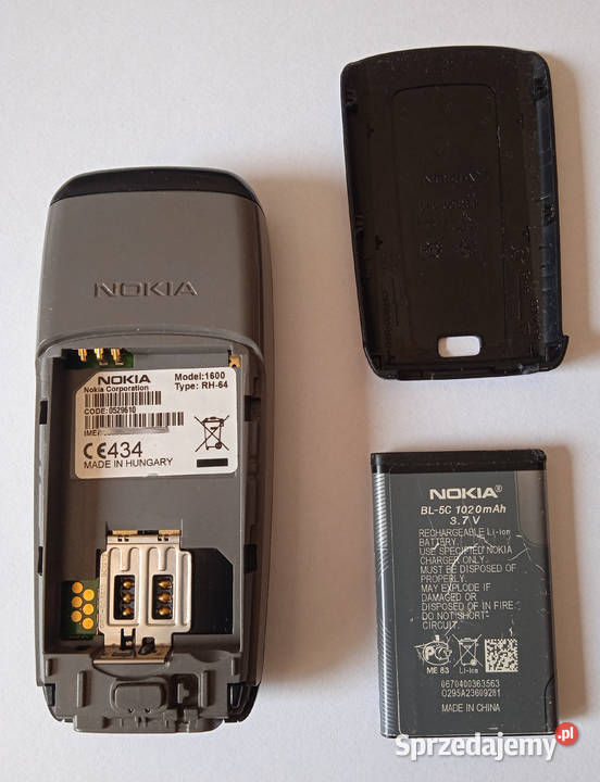 Nokia 1600 RH64 stan bateria ładowarka Nokia Poznań