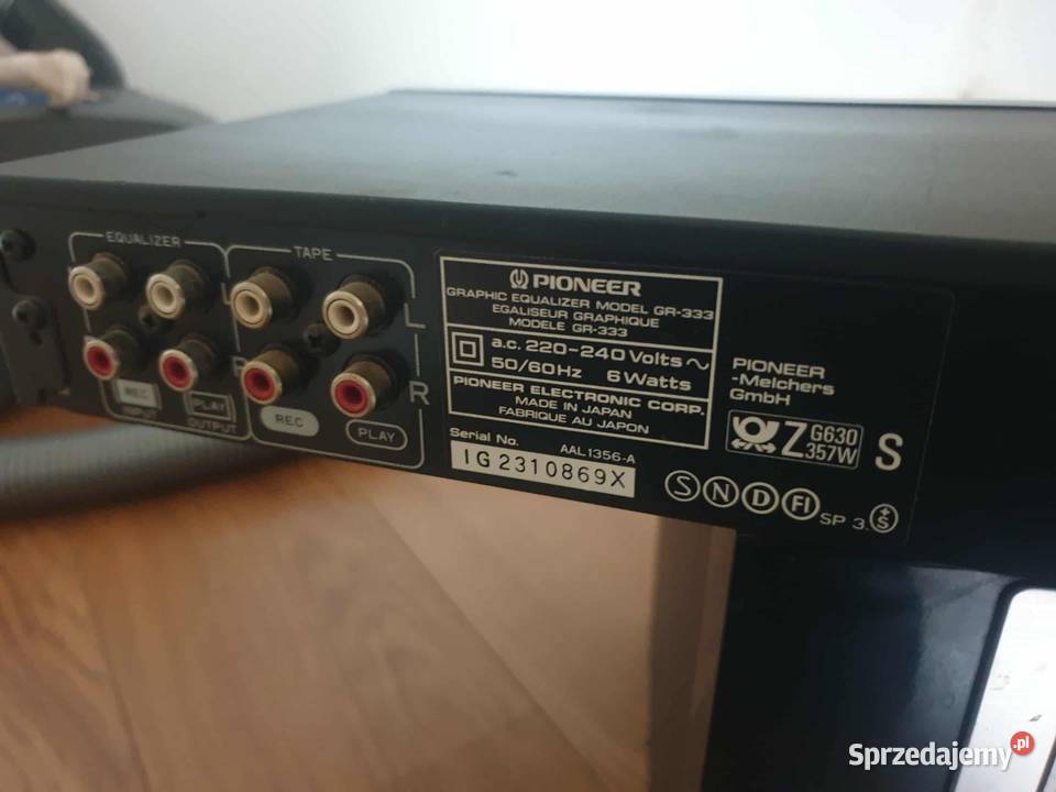 Pioneer gr 333 korektor graficzny Leżajsk