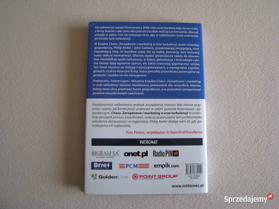 Chaos Zarządzanie i marketing w erze turbulencji Książki naukowe i popularnonaukowe Brzegi
