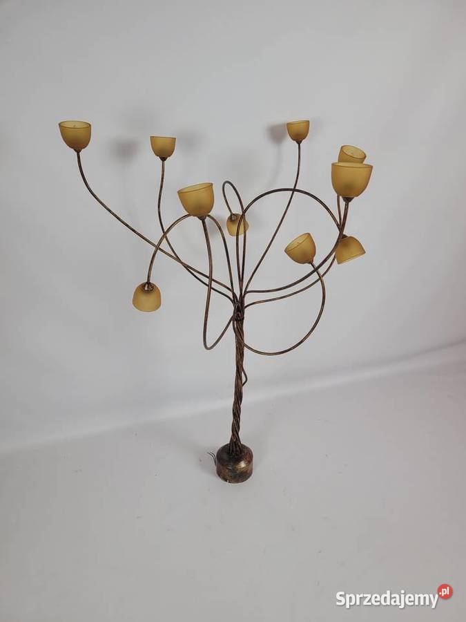 Żyrandol lampa wisząca ze szklanymi kloszami Oświetlenie zachodniopomorskie Białogard