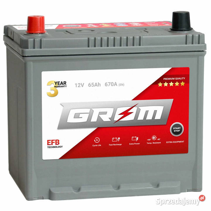 Grom EFB 65Ah670A J L Kętrzyńskiego 8 OLSZTYN