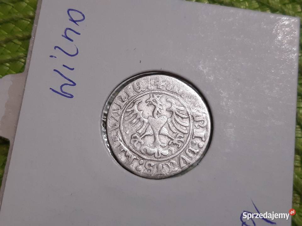 moneta srebrna Zygmunta I Starego z 1509r Łomża
