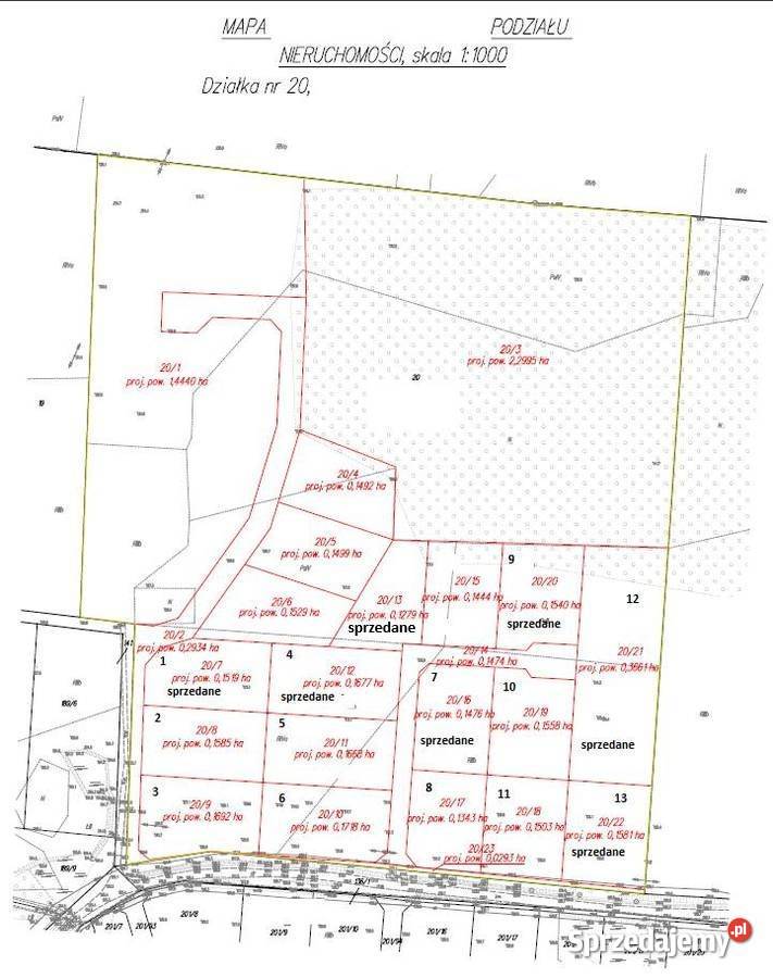 Działki na Mazurach Wilnowo jez Narie