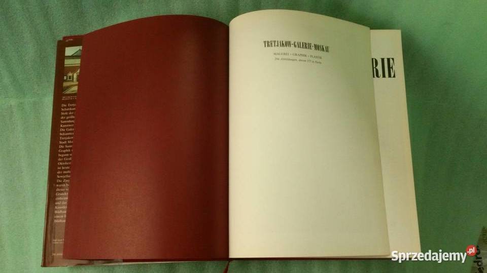 Książka Album TretjakowGalerie Malerei Graphik Zielona Góra
