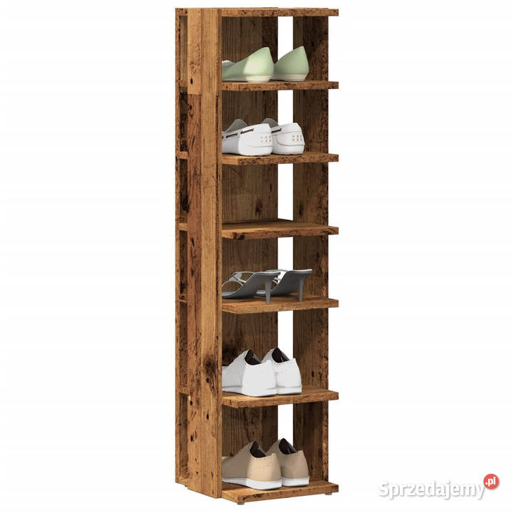 Szafka na buty stare drewno 28x27x102 WM856664 mazowieckie Warszawa sprzedam
