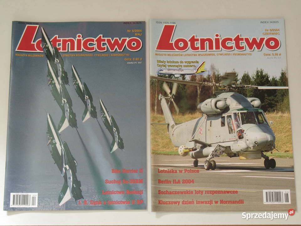 Lotnictwo kompletny rocznik 2004 12 numerów Kraków