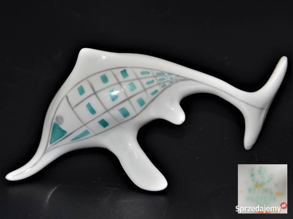 Delfin art deco Hollohaza design lata 60te mazowieckie Warszawa