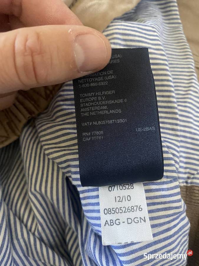 Elegancka kurtka męska TOMMY HILFIGER LXL OKAZJA Tommy Hilfiger Zamość