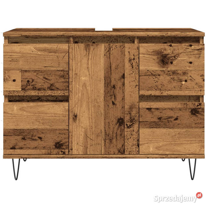 Szafka łazienkowa stare drewno 80x33x60 WM857235 sprzedam