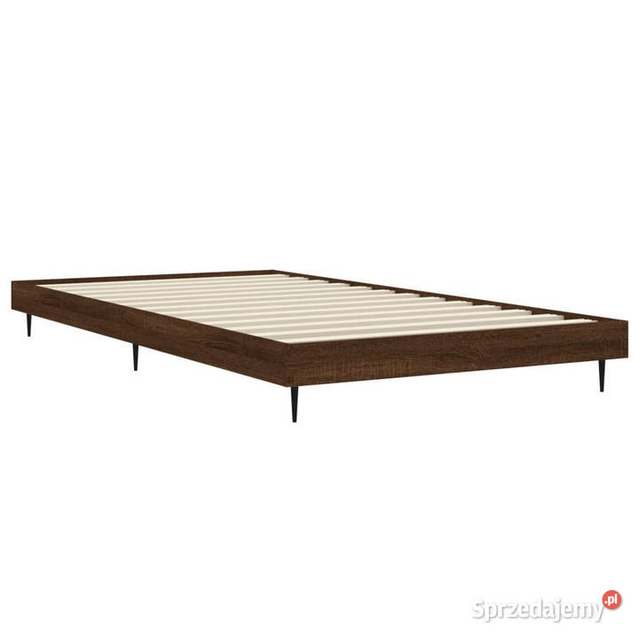 Łóżko bez materaca brązowy dąb 90x200 WM832276 20cm