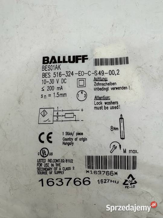 Balluff BES01AK BES 516324EOCS49002 Czujnik sprzedam