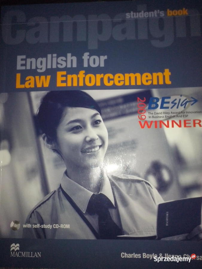 książkę English for Law Enforcement Podręczniki Suwałki