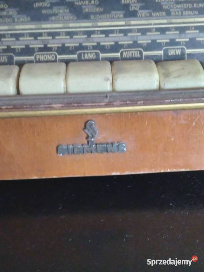 Radio lampowe Siemens Przedbórz