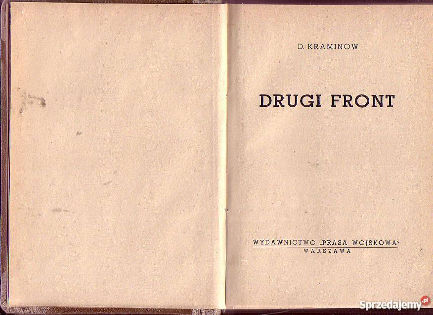 5659 DRUGI FRONT D KRAMINOW Czyrna