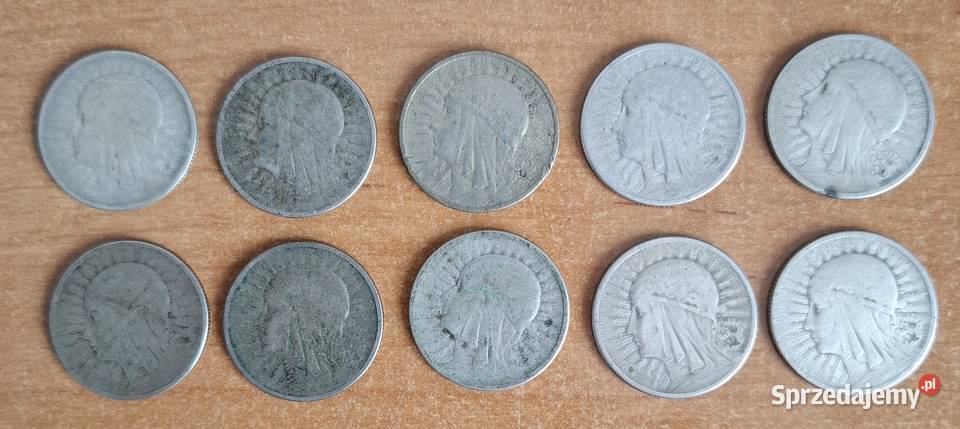 Zestaw Monet 10 II RP śląskie Gliwice sprzedam