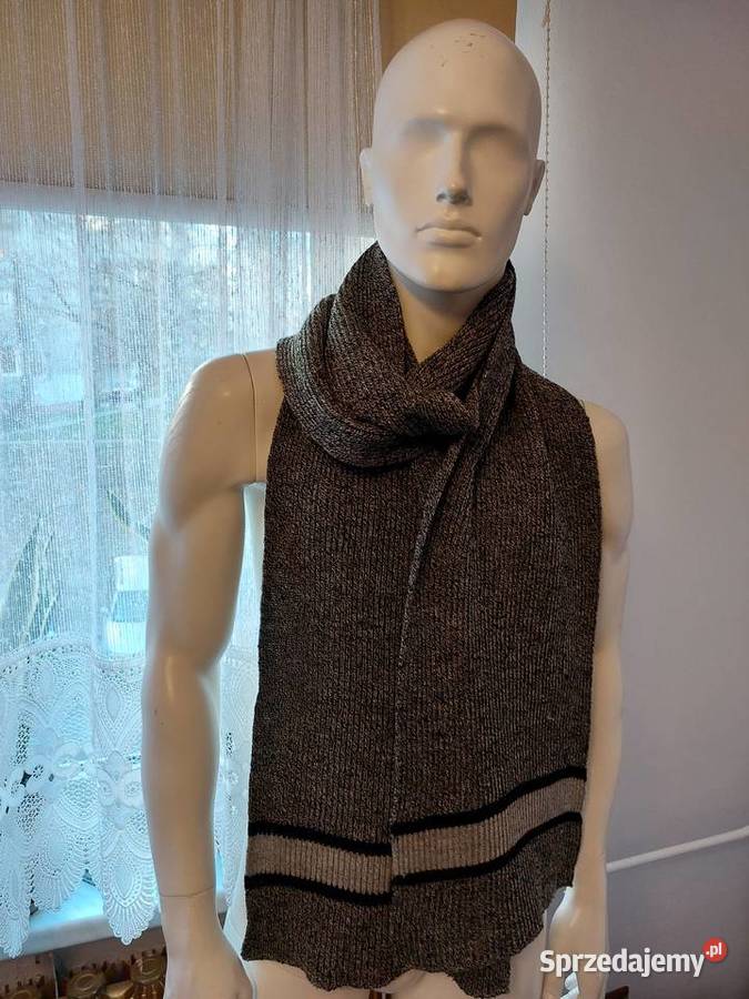 Szalik szary 225 Dodatki Kraków sprzedam