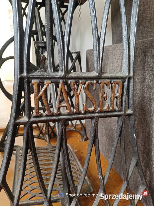 Stara maszyna do szycia kayser nogi stół świętokrzyskie Skarżysko-Kamienna