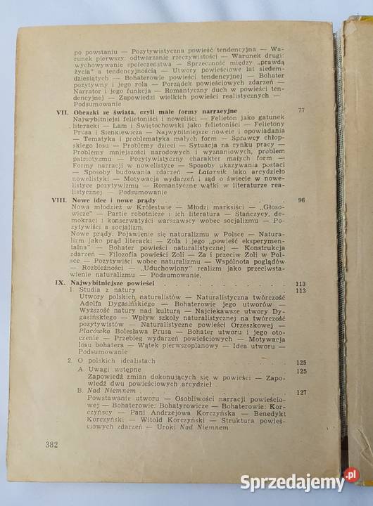 LITERATURA POLSKA OKRESU POZYTYWIZMU podlaskie Hajnówka