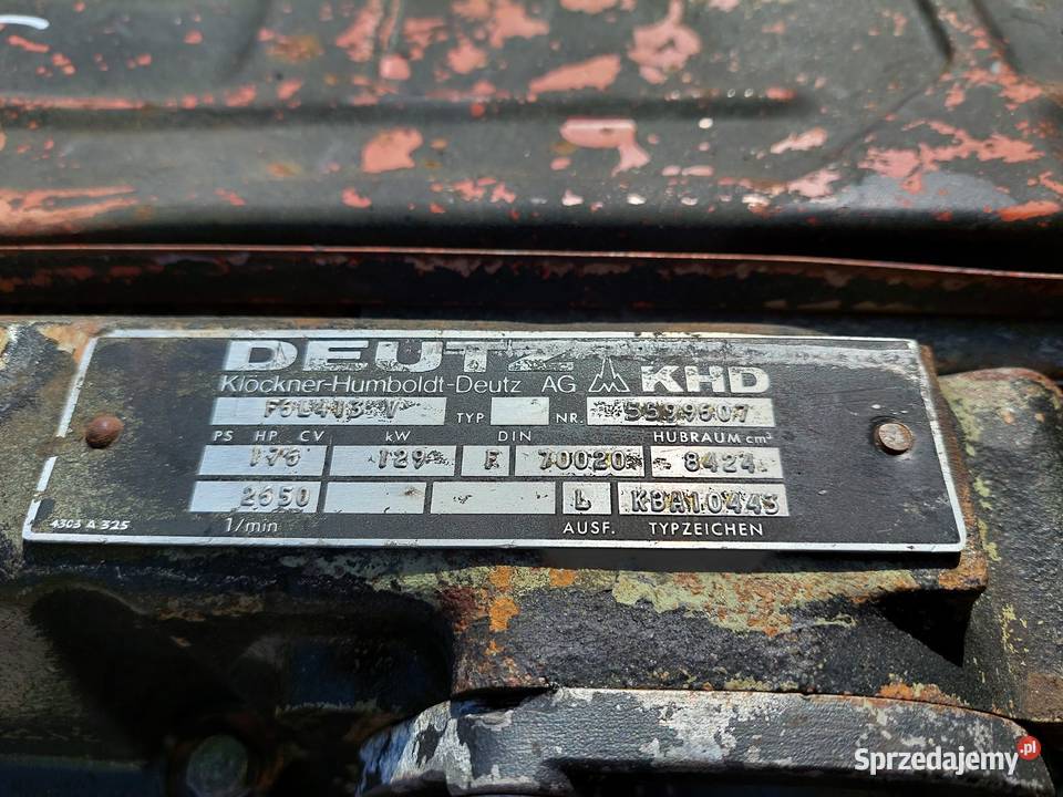 Silnik spalinowy Deutz F6L413 VF6 L413 V sprzedam