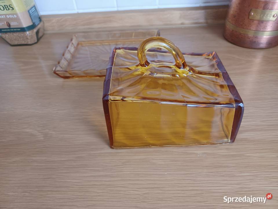 Serownica szklana Pojemnik na ser masło itp Przybory kuchenne Poznań