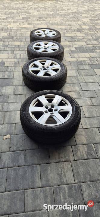 Felgi aluminiowe z oponami zimowymi roczne 5112 podkarpackie Stara Jastrząbka