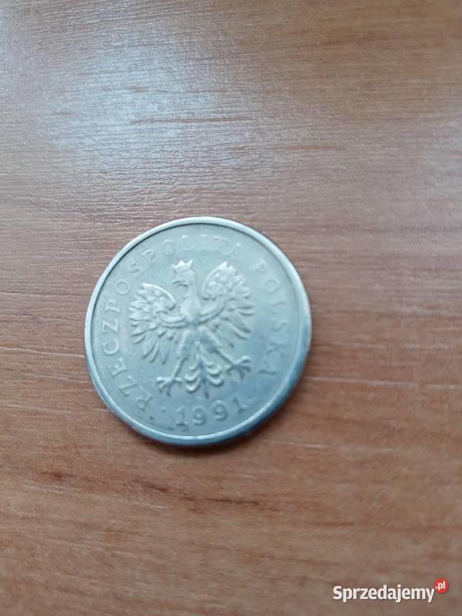 Moneta 1zlz 1991 roku śląskie Skoczów