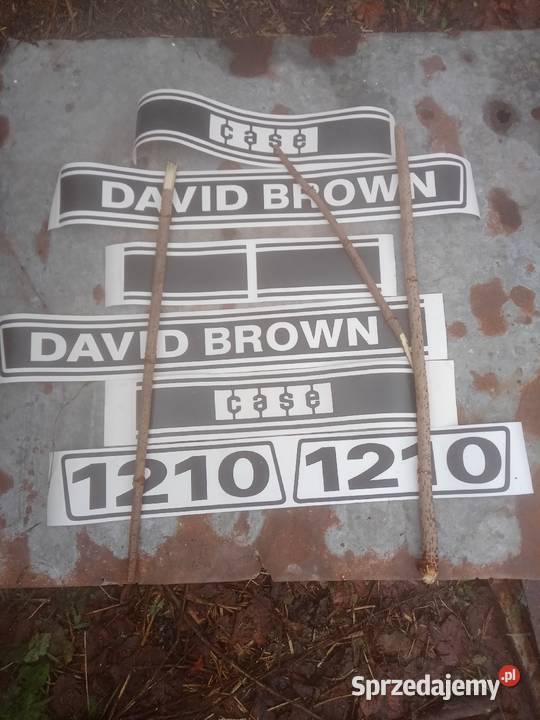 Naklejki David Brown case 1210 kabina maska Pozostałe kujawsko-pomorskie Czernikowo