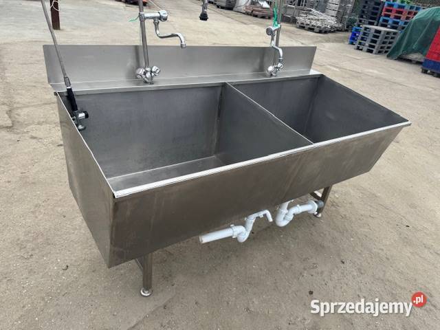 Basen gastronomiczny dwukomorowy głęboki z 2 Gastronomia