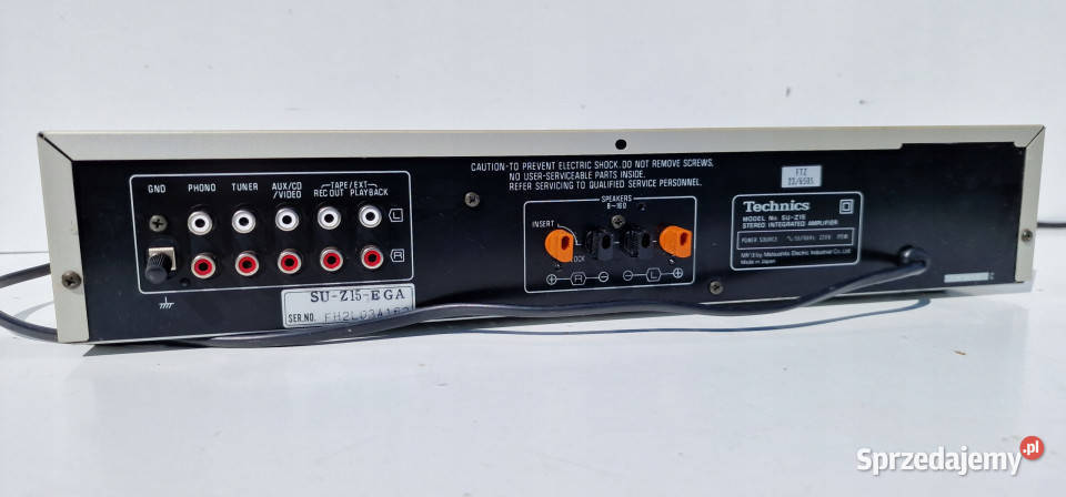 Wzmacniacz Technics SUZ15 Amplifer Międzychód