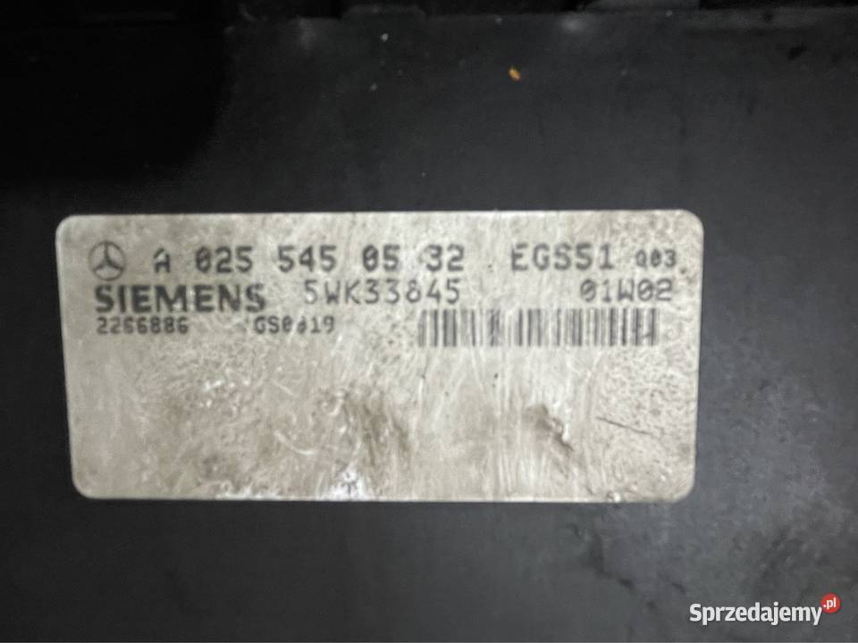 sterownik skrzyni biegów 0255450532 mercedes s Szczecin