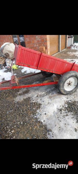 Przyczepka do traktora 120x280 z kiprem małopolskie sprzedam
