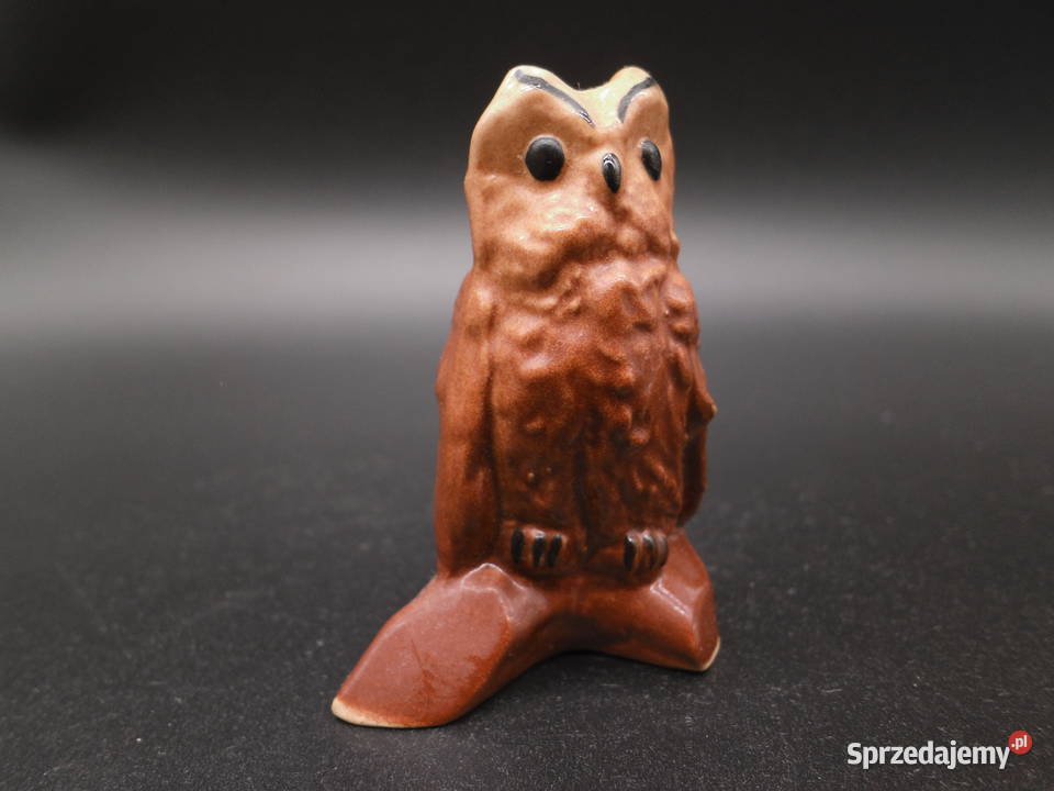 Figurka ceramiczna sowa wielkopolskie Raszków