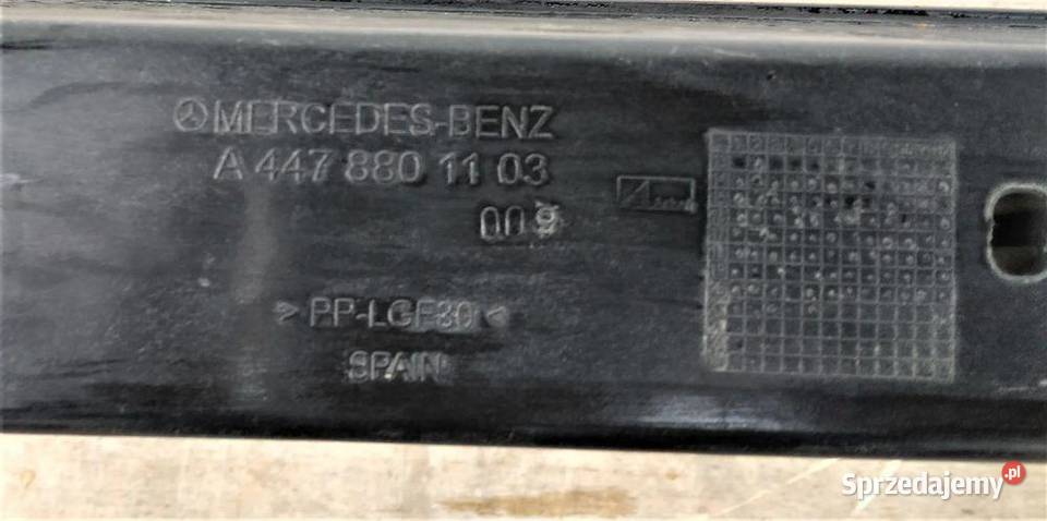 MERCEDES VITO V W447 A447 PAS WZMOCNIENIE Wentylatory chłodnic klimatyzacji