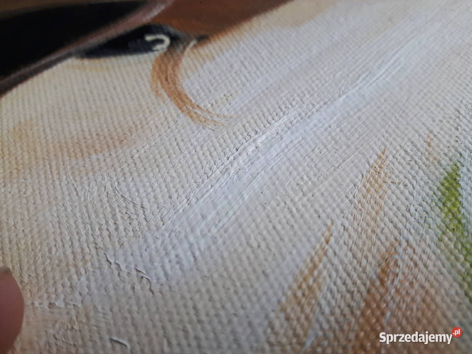 Portret konia z żrebakiem obraz olejny mazowieckie Warszawa