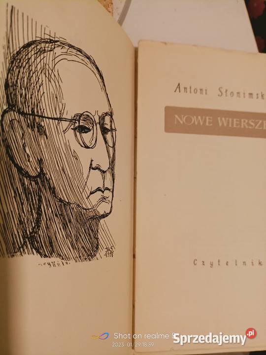 Słonimski książki Nowe wiersze unikat księgarnia mazowieckie sprzedam