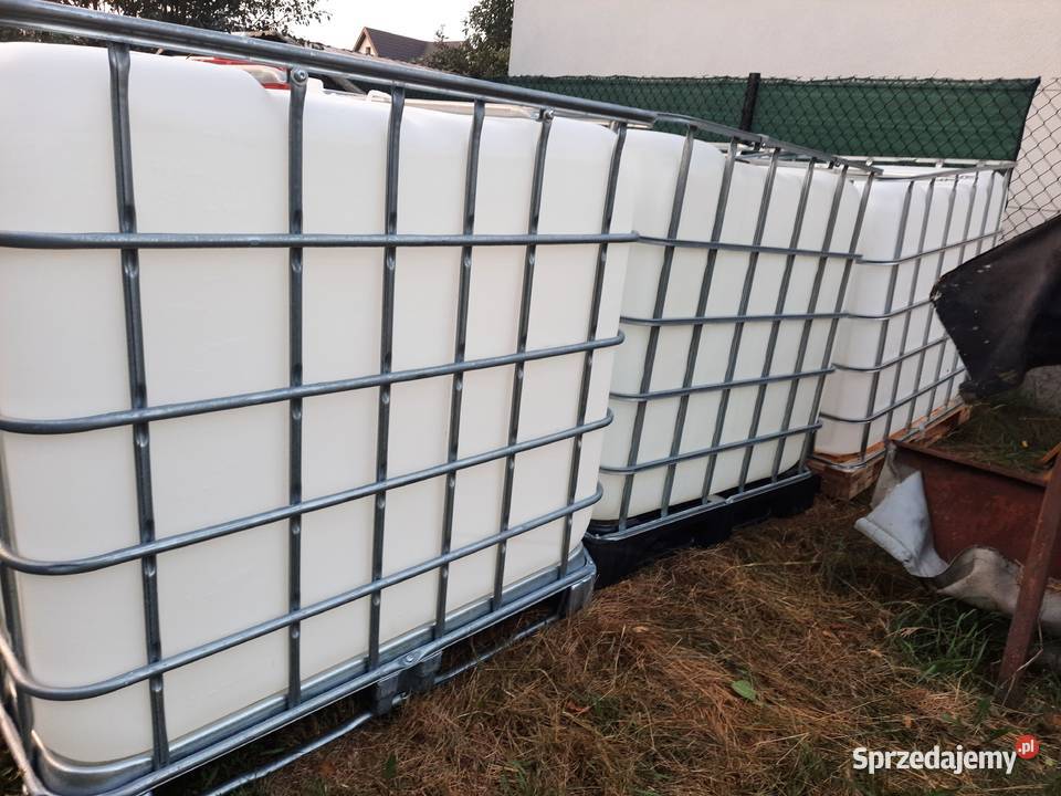 Mauzer 1000 l zbiornik na wodę deszczówkę beczka Nawadnianie małopolskie